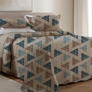 KIT COLCHA ROZAC MARKET QUEEN ESTAMPADO